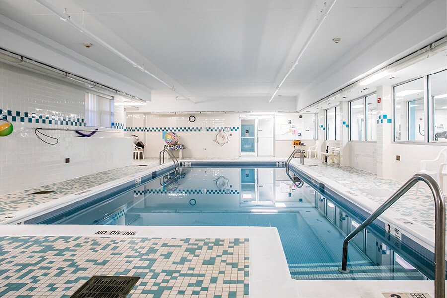 Temperature controlled swimming pool at an upcoming DLF residential project in Gurgaon