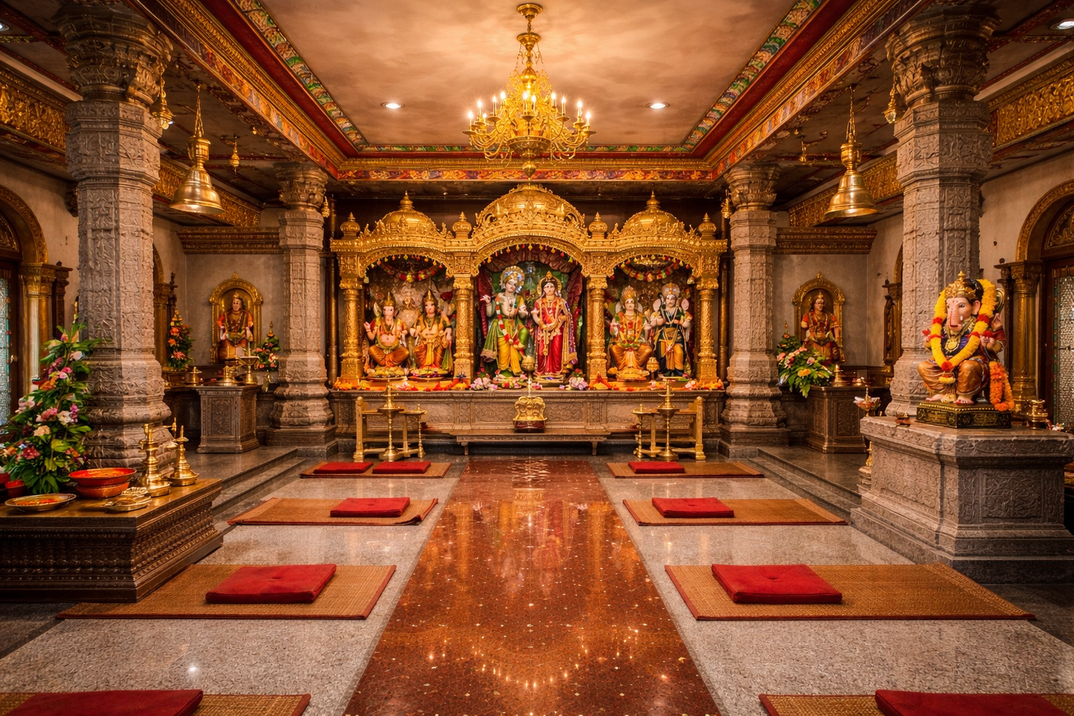 In-house temple at DLF Senior Living Sector 63 Gurgaon